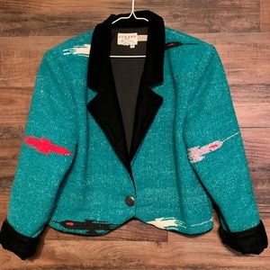 Vintage Western Cropped Blazer